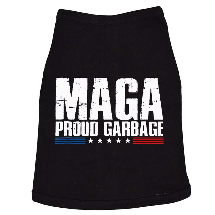 Proud Maga Garbage Trump Supporter Doggie Tank