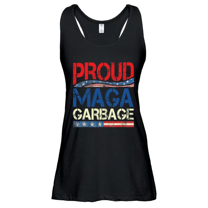 Proud Maga Garbage Trump Supporter Gift Ladies Essential Flowy Tank