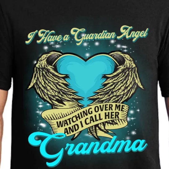 Proud My Grandma In Heaven Happy Mother Day Memorial Funny Gift Pajama Set