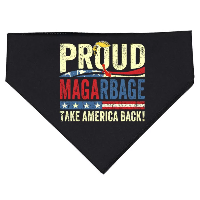 Proud Maga Garbage USA-Made Doggie Bandana