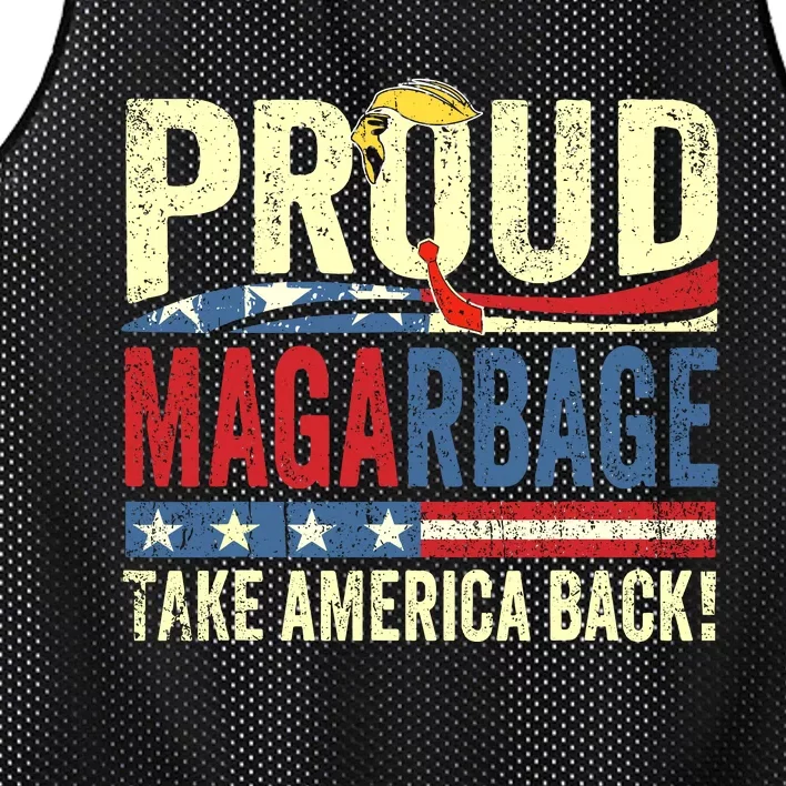 Proud Maga Garbage Mesh Reversible Basketball Jersey Tank