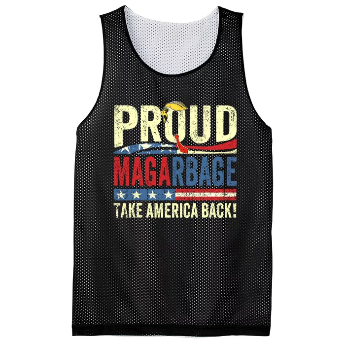 Proud Maga Garbage Mesh Reversible Basketball Jersey Tank