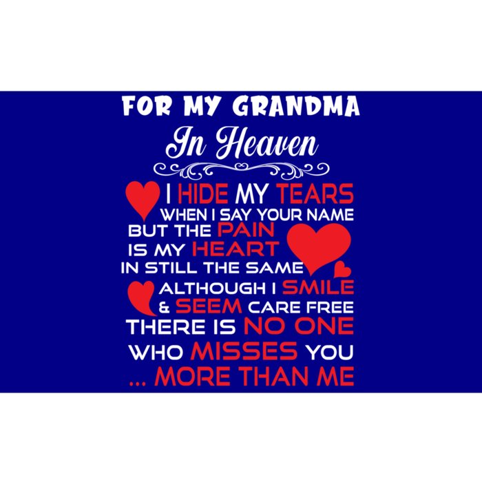 Proud My Grandma In Heaven Happy Mother Day Proud Memorial Funny Gift Bumper Sticker