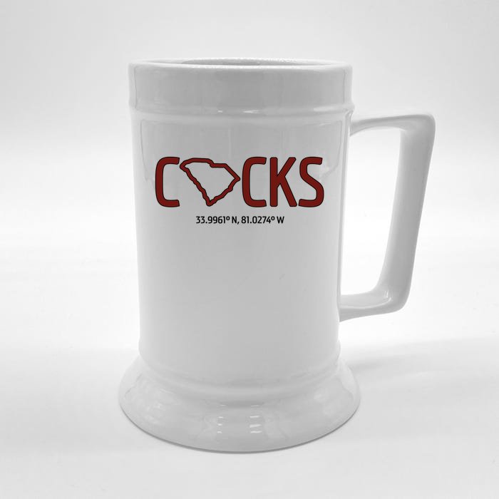 Prime Meridian Gamecocks Front & Back Beer Stein