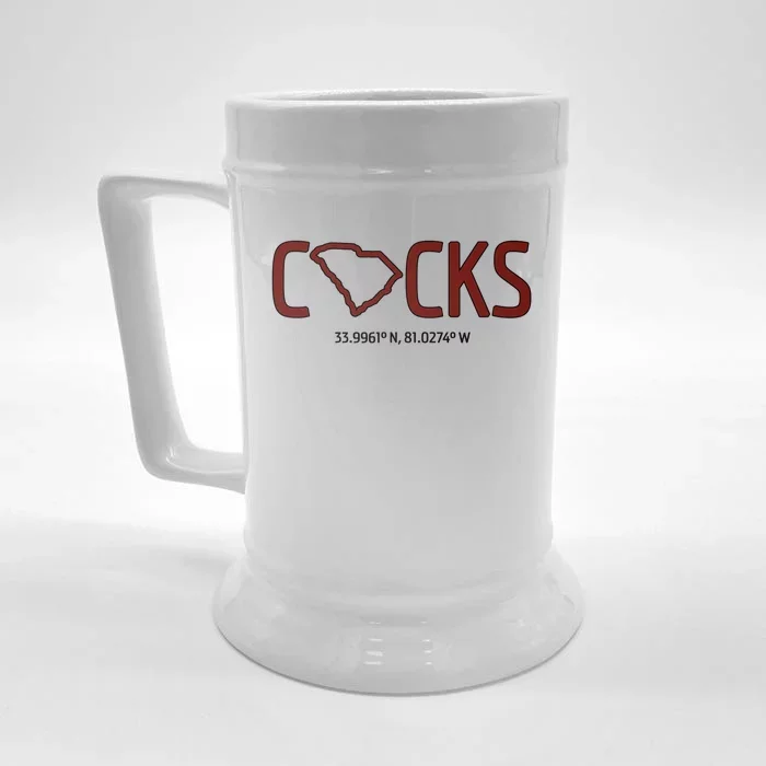 Prime Meridian Gamecocks Front & Back Beer Stein