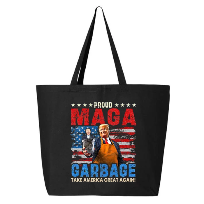 Proud Maga Garbage Trump Supporter 2024 25L Jumbo Tote