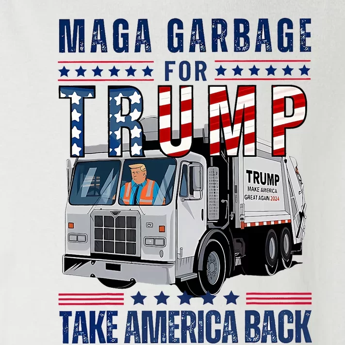 Proud Maga Garbage Trump Supporter Trump Garbage Truck Toddler Long Sleeve Shirt