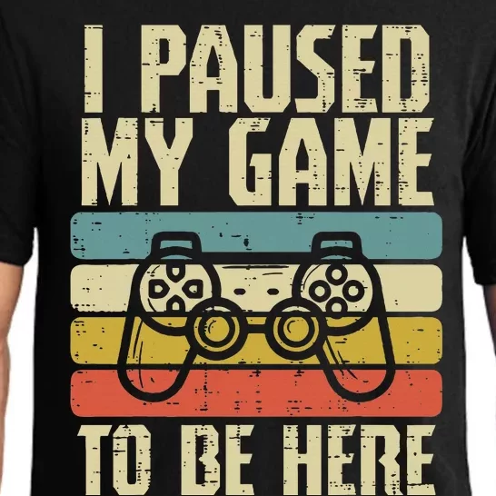 Paused My Game To Be Here Video Game Controller Pajama Set