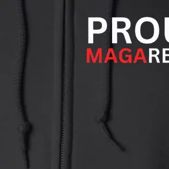 Proud Maga Garbage Trump Supporters Full Zip Hoodie