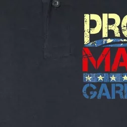 Proud Maga Garbage Trump Supporter Softstyle Adult Sport Polo