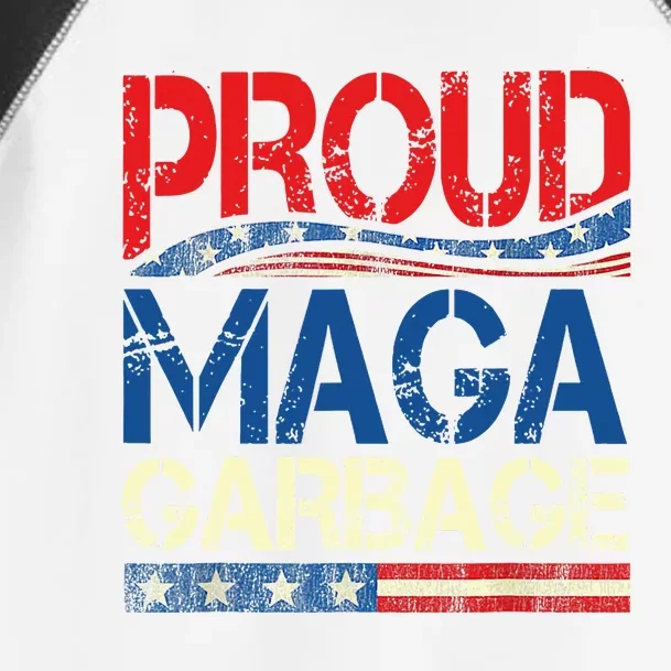 Proud Maga Garbage Trump Supporter Toddler Fine Jersey T-Shirt