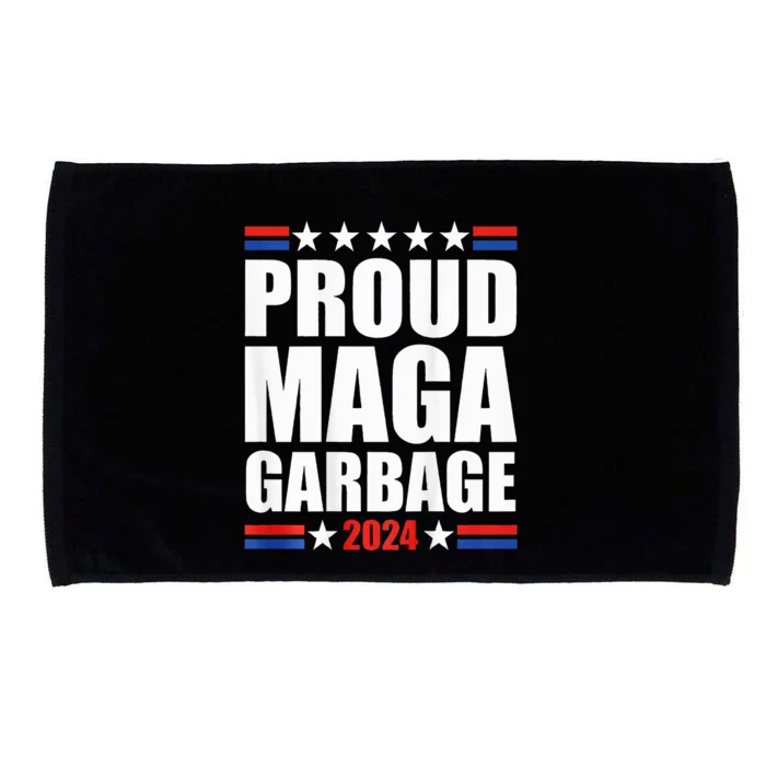 Proud Maga Garbage Trump Supporter Microfiber Hand Towel