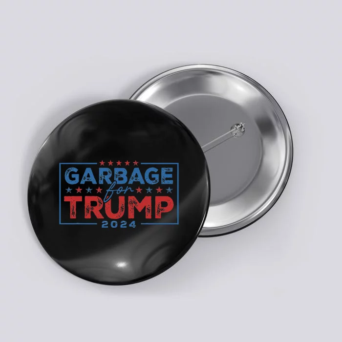 Proud Maga Garbage For Trump Supporter Gift Button