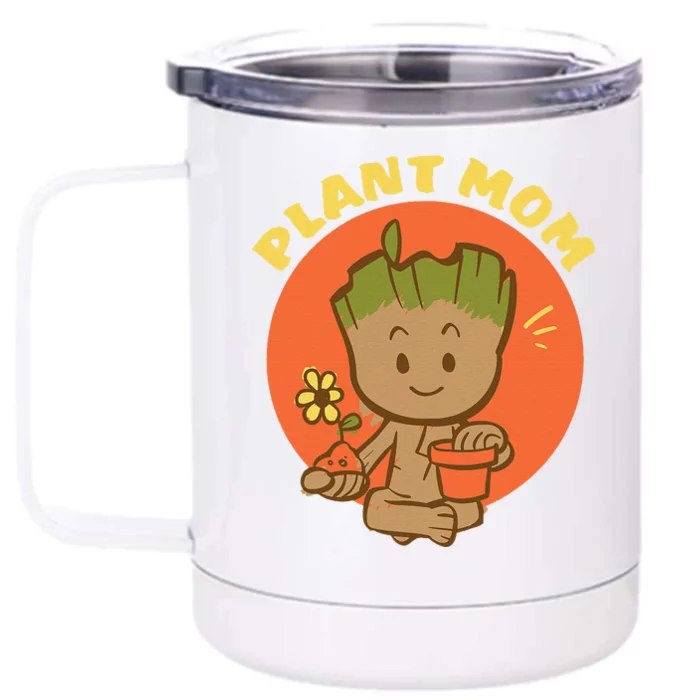 Plant Mom Gardening Birthday Mother’S Day Front & Back 12oz Stainless Steel Tumbler Cup