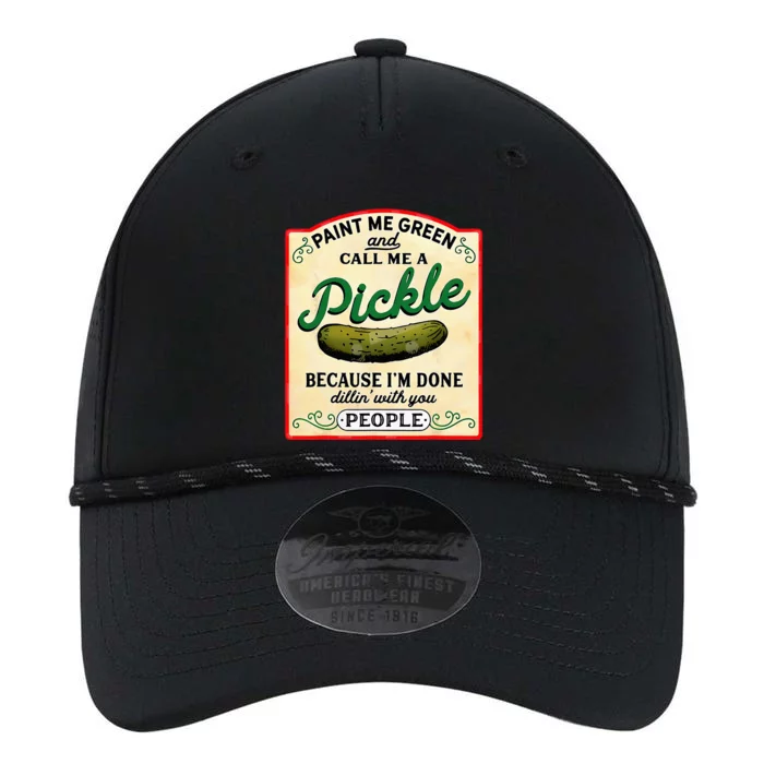 Paint Me Green And Call Me A Pickle Performance The Dyno Cap