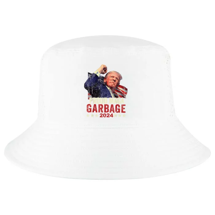 Proud Maga Garbage Trump Supporter Cool Comfort Performance Bucket Hat