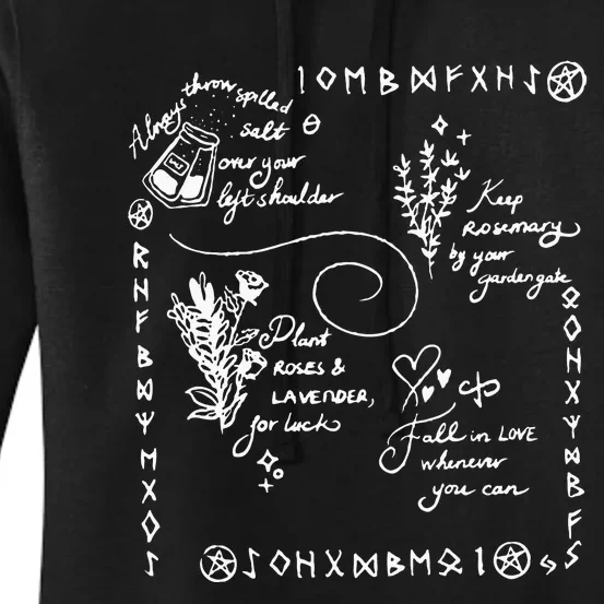 Practical Magic Gardening Card Gardeners Plant Lovers Gift Women's Pullover Hoodie