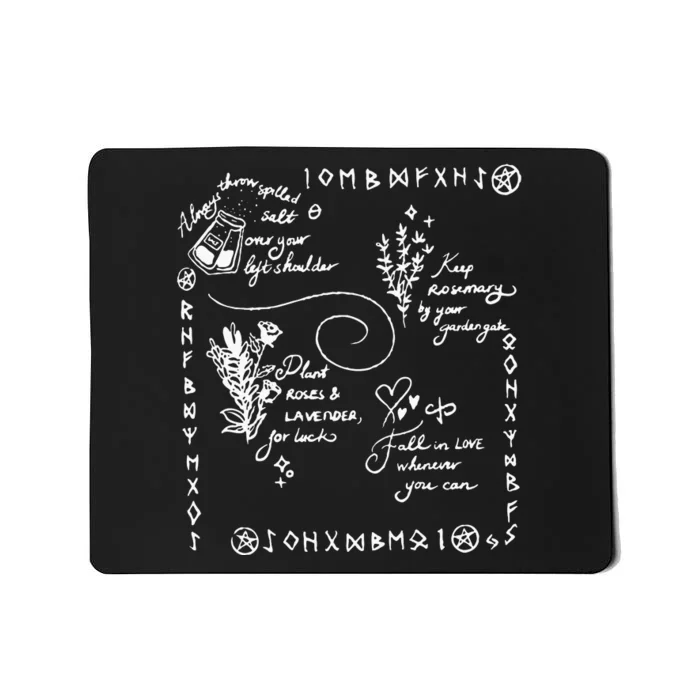 Practical Magic Gardening Card Gardeners Plant Lovers Gift Mousepad