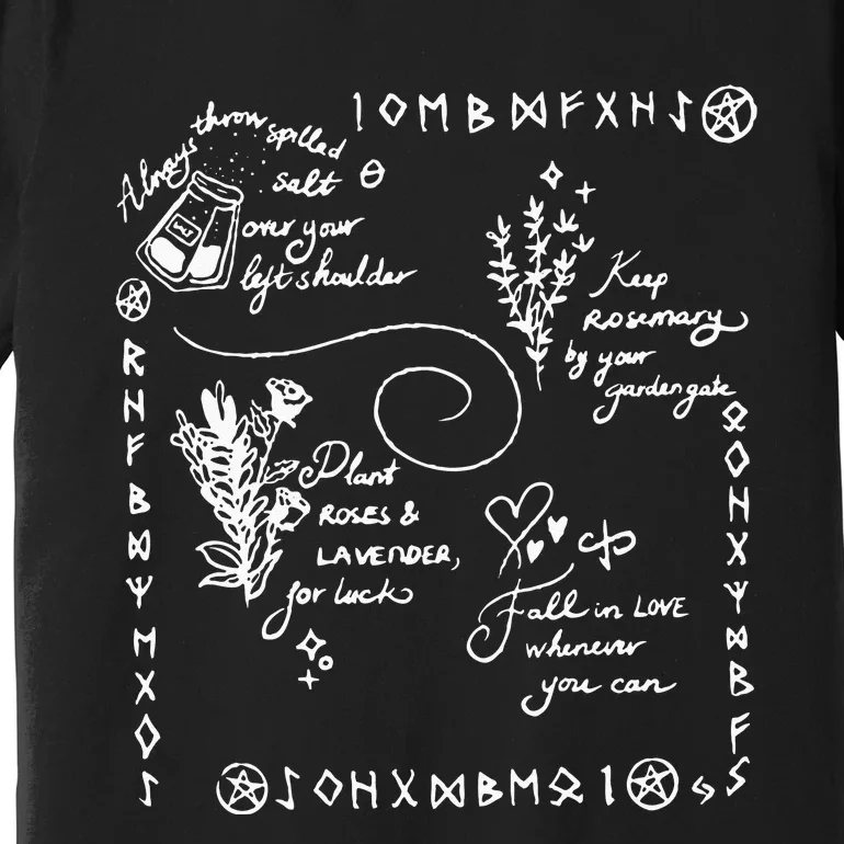 Practical Magic Gardening Card Gardeners Plant Lovers Gift Premium T-Shirt