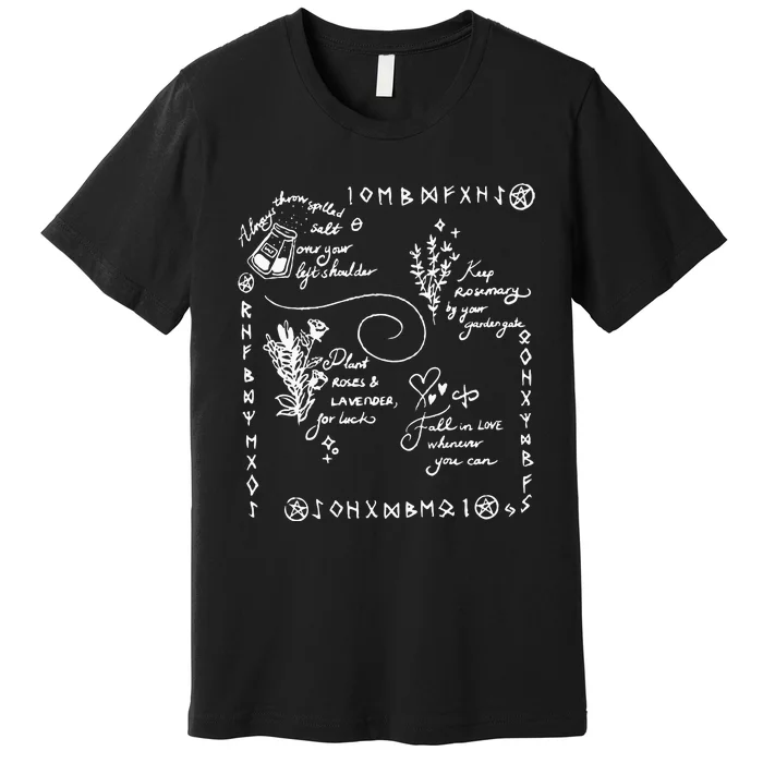 Practical Magic Gardening Card Gardeners Plant Lovers Gift Premium T-Shirt