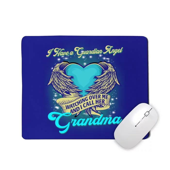 Proud My Grandma In Heaven Happy Mother Day Memorial Funny Gift Mousepad