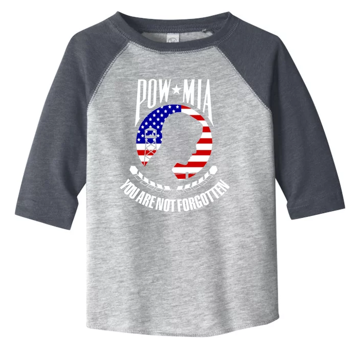 Pow Mia Gift American Flag You Are Not Forgotten Gift Toddler Fine Jersey T-Shirt