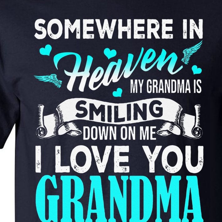 Proud My Grandma In Heaven Happy Mother Day Proud Of Grandma Tall T ...