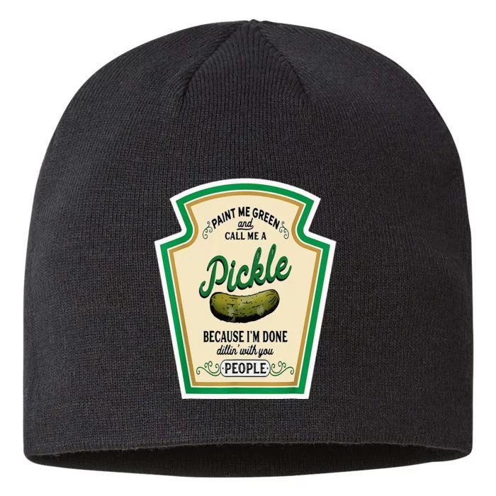 Paint Me Green And Call Me A Pickle 8 1/2in Sustainable Knit Beanie