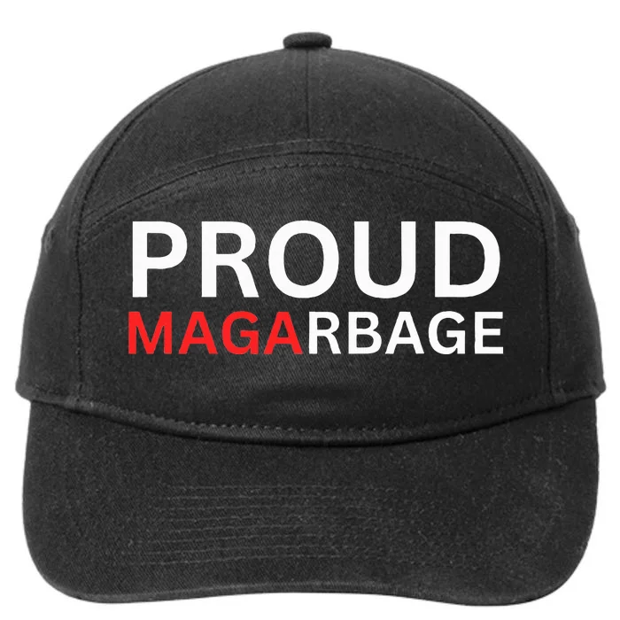 Proud Maga Garbage Trump Supporters 7-Panel Snapback Hat