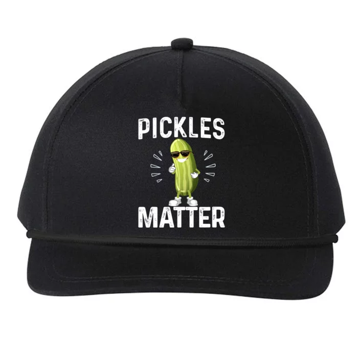 Pickles Matter Happy National Pickle Day Fun Celebration Tee Gift Snapback Five-Panel Rope Hat