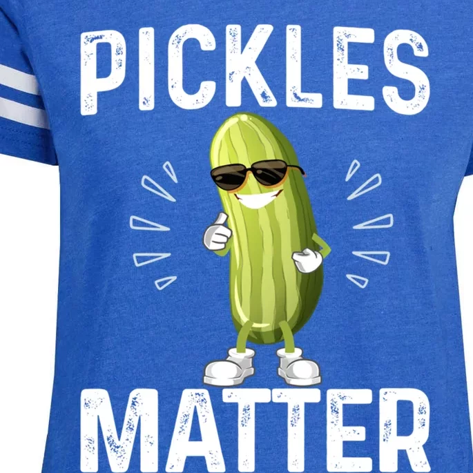 Pickles Matter Happy National Pickle Day Fun Celebration Tee Gift Enza Ladies Jersey Football T-Shirt