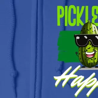 Pickle Me Happy Pickles Lover Great Gift Full Zip Hoodie