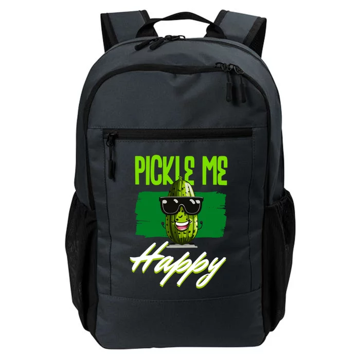 Pickle Me Happy Pickles Lover Great Gift Daily Commute Backpack