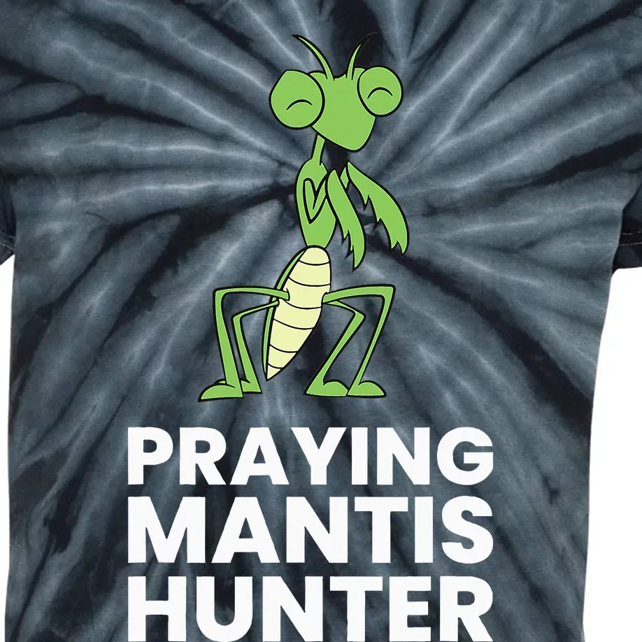 Praying Mantis Hunter Insect Lover Kids Tie-Dye T-Shirt