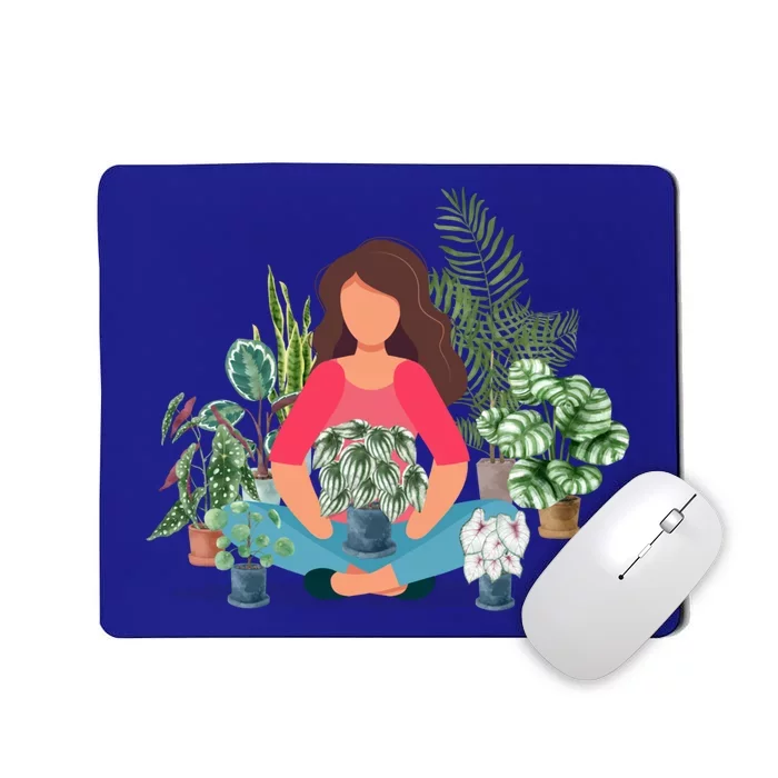 Plant Mom Houseplants Girl Plant Lover Gift Gardener Lady Great Gift Mousepad