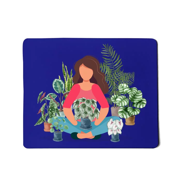 Plant Mom Houseplants Girl Plant Lover Gift Gardener Lady Great Gift Mousepad