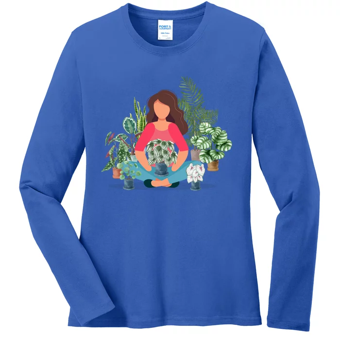 Plant Mom Houseplants Girl Plant Lover Gift Gardener Lady Great Gift Ladies Long Sleeve Shirt