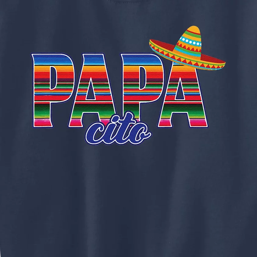 Papacito, Mexican Hat, Sombrero, Cinco De Mayo Mexico, Kids Sweatshirt