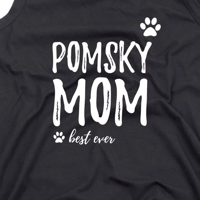 Pomsky Mom Hoodie Funny Pomsky Dog Mom Gift Tank Top