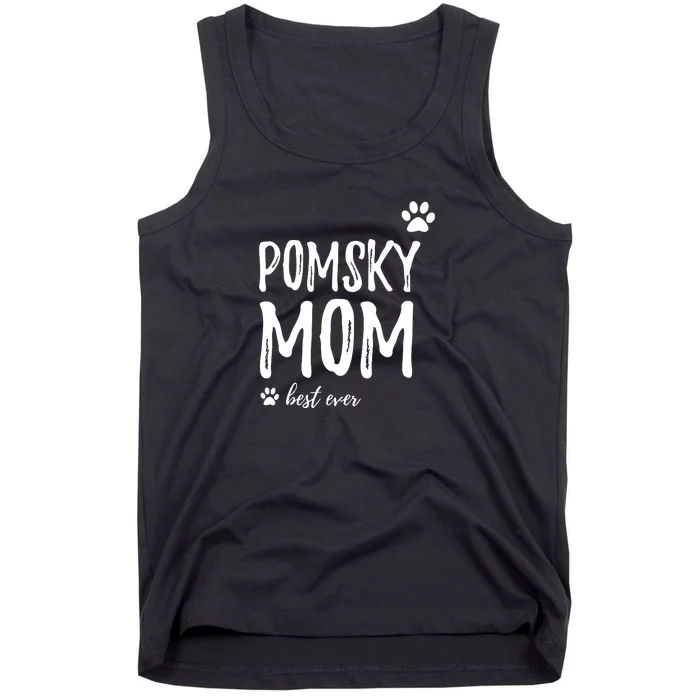 Pomsky Mom Hoodie Funny Pomsky Dog Mom Gift Tank Top