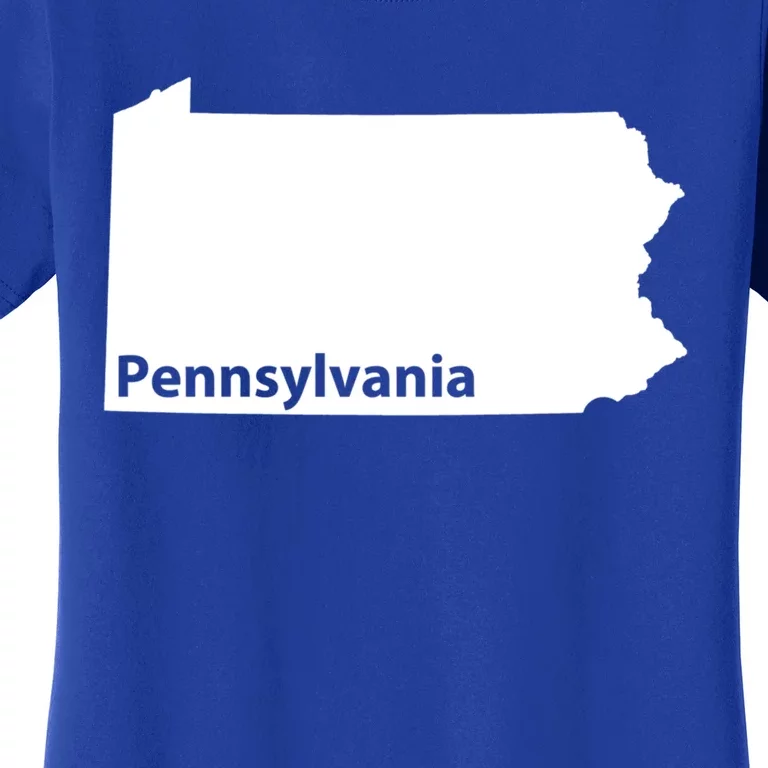 Pennsylvania Map Home State Pride Gift Cute Gift Women's T-Shirt