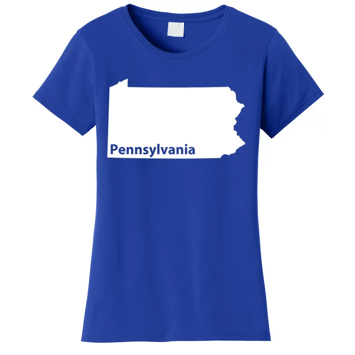 Pennsylvania Map Home State Pride Gift Cute Gift Women's T-Shirt