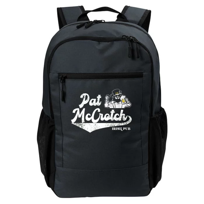 Pat McCrotch Irish Pub Leprechaun Funny St Patricks Day Daily Commute Backpack