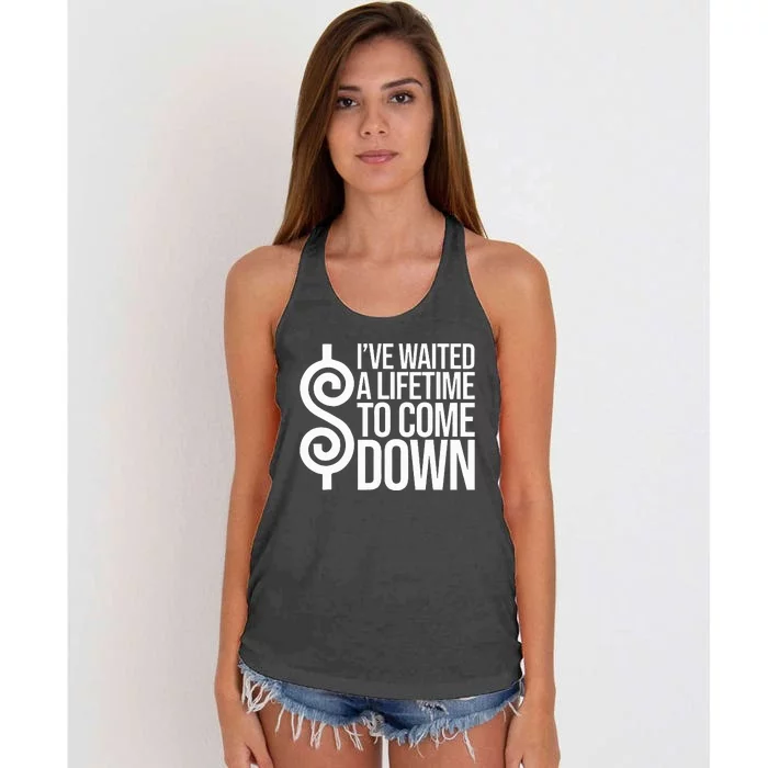 Pick Me IM Ready To Come On Down The Price Family Women's Knotted Racerback Tank