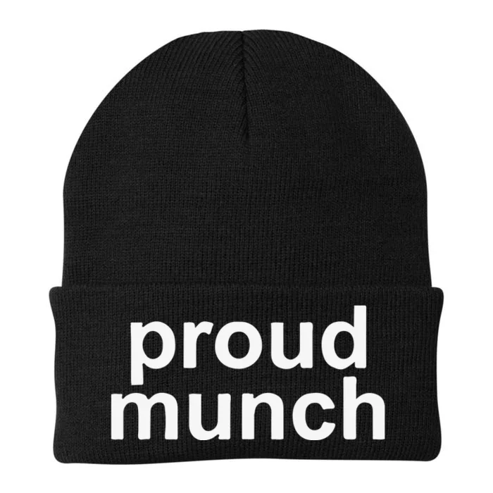 Proud Munch Ice Spice Munch Music Tiktok Funny Knit Cap Winter Beanie