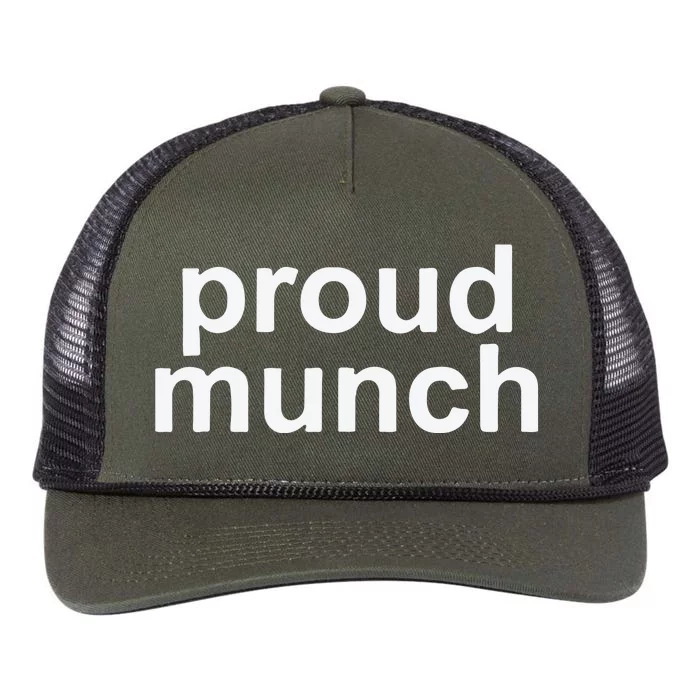 Proud Munch Ice Spice Munch Music Tiktok Funny Retro Rope Trucker Hat Cap