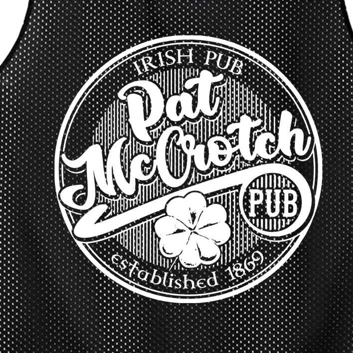 Pat McCrotch's Irish Pub St Patrick's Day Mesh Reversible Basketball Jersey Tank