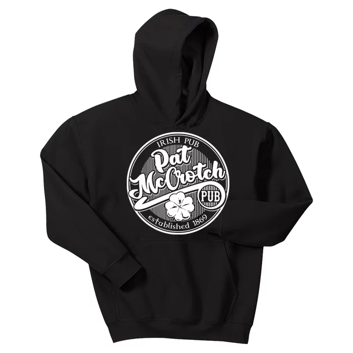 Pat McCrotch's Irish Pub St Patrick's Day Kids Hoodie