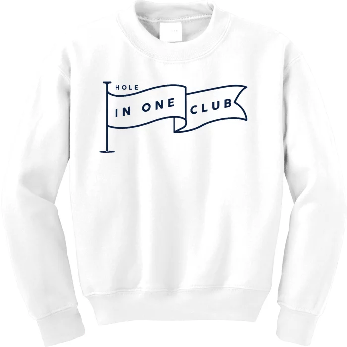 Peepeepoopoo Memehole In One Club Golf Kids Sweatshirt