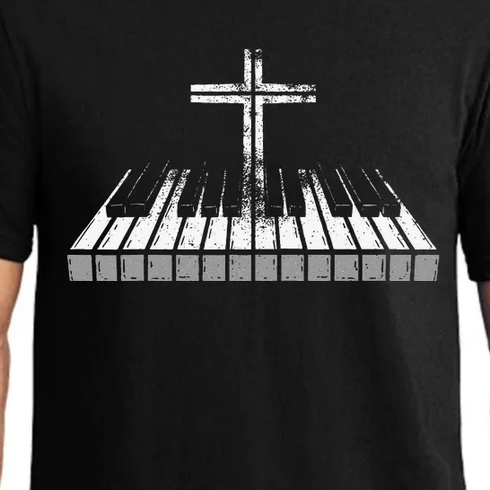 Piano Musician Instrumentalist Musical Christian Believer Pajama Set